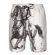 thumbnail image 3 of Balery Cowboy Ride A Horse Traje de Baño Estilo Hawaiano para Hombre, Shorts de Secado Rápido con Bolsillos-Small, 3 of 6