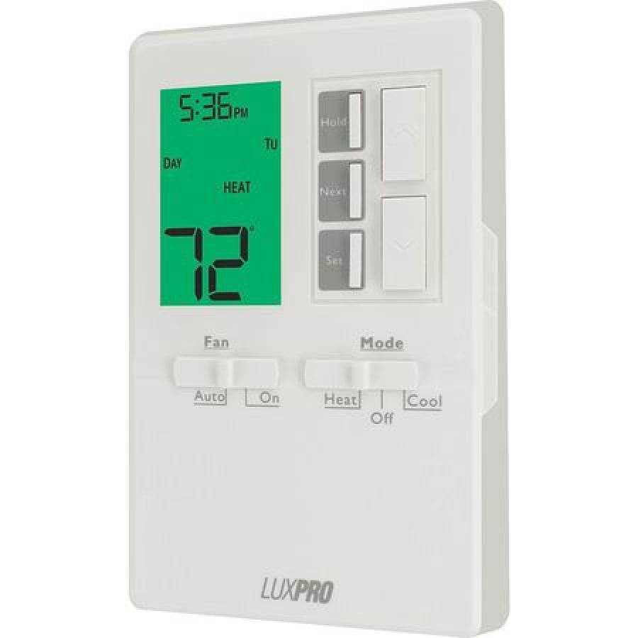 LUX P711V Programmable / NonProgrammable Thermostat , 7, 52 Programs