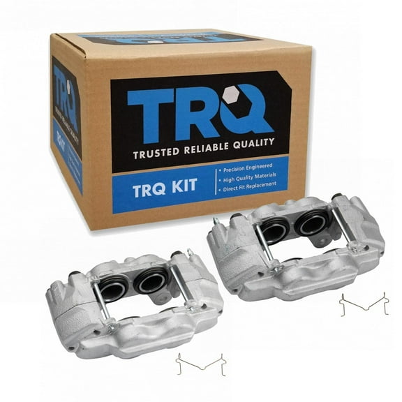 TRQ Front Brake Caliper Set Compatible with 2003-2009 Lexus GX470 Toyota 4Runner