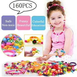 Sunnypig DIY Bead Set for Girls Kids, Bracelet Making Kits for Girl Toys Gifts for 5-8 Year Old Girl Toddlers Jewellery Crafts Birthday Gift for 5-8