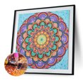 thumbnail image 1 of Cuadros Decorativos Pintura de diamante de taladro completo de mandala de cristal de forma especial Ehuebsd embutido en tela, 1 of 9