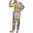 thumbnail image 2 of The Loud House Unisex Onesie Pajamas Zipper Jumpsuit Hooded One Piece Sleepwear for Family Mens Womens, 2 of 8