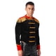 thumbnail image 5 of Disfraz de circo Ringmaster para hombre, disfraz de juego de rol, disfraz de circo de Halloween, chaqueta de terciopelo con cuello alto y flecos para hombro, 5 of 5