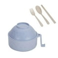 thumbnail image 1 of Ramen Bowl Cooker Set - Wheat Straw Instant Noodles Bowl with Handles, 1 of 5