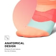thumbnail image 6 of Feetures Elite Ultra Light Cushion Ankle Socks - Sport Sock with Targeted Compression - Vibrant Reef, L (1 Pair), 6 of 7