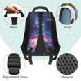 thumbnail image 5 of Yspwyqan Galaxy Nebula Wolf Kids Backpack Set 4Pcs with Lunch Box Pencil Case Water Bottle, Lightweight Fits 13 Inch Laptop Backpack for Elementary Middle School, 5 of 7
