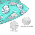 thumbnail image 5 of Disketp Pillow Covers Seashell And Starfish Pattern Throw Pillow Case Cushion Covers,Cushion For Bedroom,Couch,Home-14"X20", 5 of 9