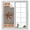 Brown Black, variant on Reusable Frosted Window Coverings, Navy Blue Coastal Window Privacy Film Frosted, Summer Beach Ocean Coral Starfish Sun Blocking Windows Stickers for Kitchen Front Door, 23.6 x 59 Inches