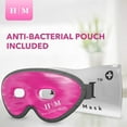 thumbnail image 5 of MyHalos Cold and Warm Gel Eye Mask - Premium Reusable Eye Mask - Warm Eye Mask Helps Soothe Puffy Faces, Dark Circles, Tired Eyes, Headaches, Migraines (Pink), 5 of 5