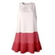 thumbnail image 2 of Playeras,Blusas y Tops,Ropa para Mujer Recortada camisetas sin mangas para las mujeres Mujeres Verano Casual Tank O cuello Sleeveless Top Long Ruffle Tank Top Long Top (Red, XXL), 2 of 5