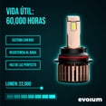 thumbnail image 2 of Luces Led para Auto - EVOLUM - Modelo Golden 22,000 lúmenes - Resistencia al Agua - Haz de luz Perfecto (9007), 2 of 8