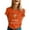 Orange, variant on Women's T-Shirts Graphic Tee Summer Short Sleeve Top for Women - Stylish and Comfortable Casual Wear
