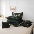 thumbnail image 6 of Erosebridal Baseball Sport Games 7-Piece Bedding Comforter Set,Beige A Alphabet King Bedding Sets For Boys Kids,Reversible black, 6 of 7