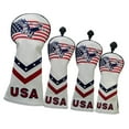 thumbnail image 2 of 6 Piezas de material cuero PU de Cubierta para golf Accesorios Resistentes Arañazos Sharpla Sports Golf Headcover, 2 of 8