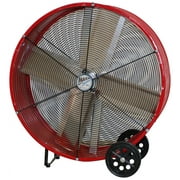 Maxxair BF36DD Direct Drive Barrel Fan, 9000 cfm, 1/3 HP, Red