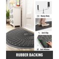 thumbnail image 2 of Front Door Mat Outdoor Indoor Welcome MatSemicircular XCM Non Slip Heavy Duty Rubber DoormatAbsorbent Entryway Rug Entrance Doormat Entry Rug Dirt Scraping Shoe Mat, 2 of 7