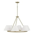 thumbnail image 4 of Capital Lighting 453261MA Parson 6 Light 35" Wide Ring Chandelier - Brass, 4 of 7
