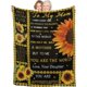 thumbnail image 1 of LHSHID to My Mom Blanket from Daughter Mom Gifts for Mother's Day Birthday Flannel Fleece Lightweight Soft Warm Throw Blankets for Home Office Sofa Gifts Sunflower Blanket 30"x40", 1 of 7
