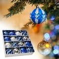 thumbnail image 6 of 16 pc Wonderland Glittering Christmas Ball Ornament Indoor/Outdoor Christmas Tree Decoration Fall Wedding Birthday Halloween Thanksgiving Christmas Holiday Decor, 6 of 8