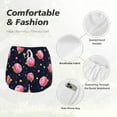 thumbnail image 4 of Gukieu Cartoon Donut Planets Print Women's Sports Shorts with Drawstring Elastic Waistband for Running, Yoga, Fitness-Large, 4 of 7