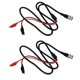 thumbnail image 1 of 2X P1011 BNC Q9 Macho Doble Punto Cocodrilo Osciloscopio Plomo Prueba Sondas Cable 1 M, 1 of 5