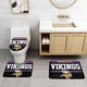 thumbnail image 2 of Juego de 3 alfombras de baño del equipo Vikings, alfombra antideslizante para baño, 24 x 16 pulgadas, 2 of 7