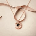thumbnail image 3 of Projection Necklace for Women, Multi-Style Choice Roman Numeral Heart Moon Star Pendant, Meaningful Gift for Mom Girlfriend Wife Pet Memorial, 3 of 5