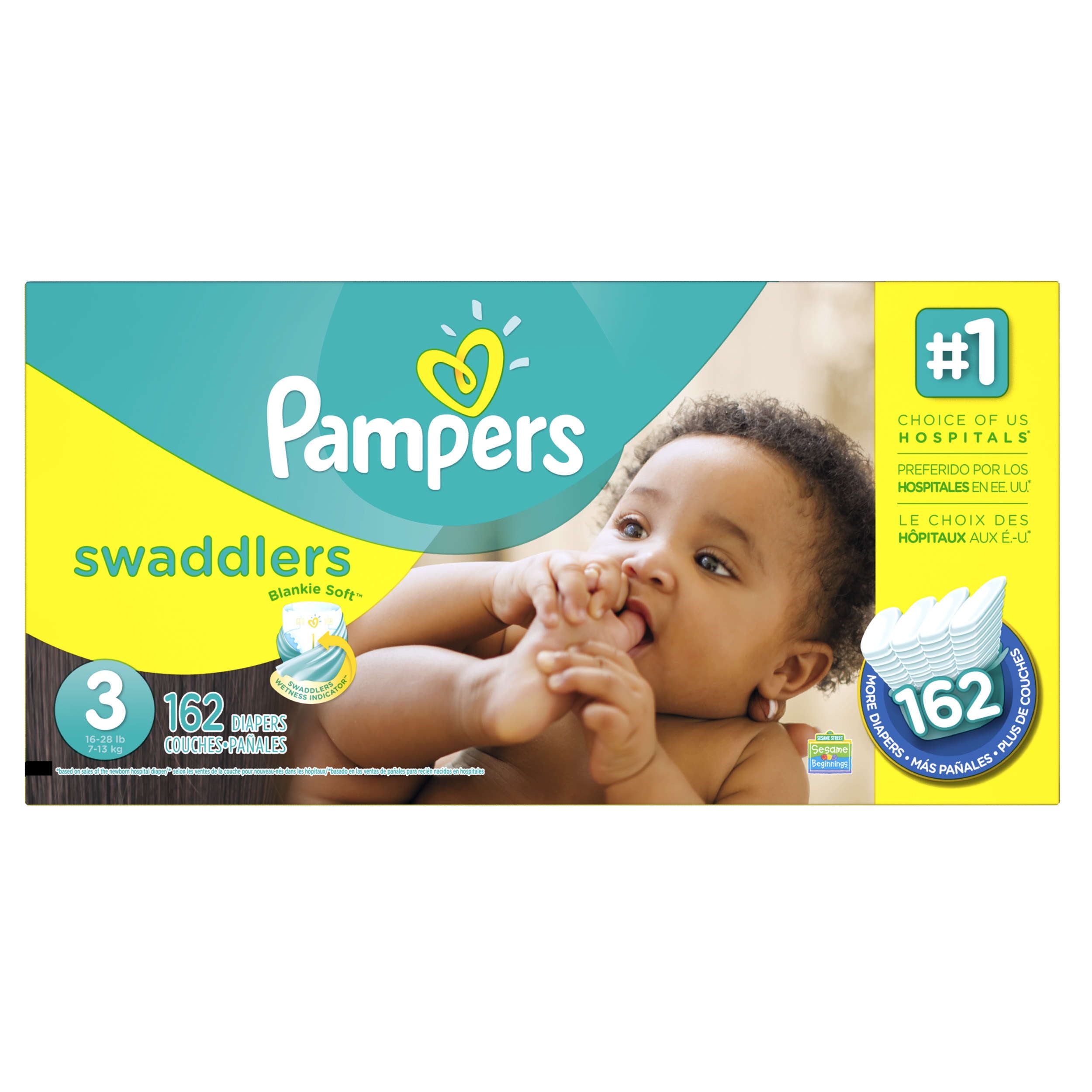 Size 3 diapers weight pampers on sale swaddlers