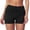 Black, variant on Women Y2k Fold Over Lounge Shorts Low Waist Solid Slim Fit Stretchy Yoga Mini Shorts Casual Cute Comfy Pajama Bottom