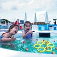thumbnail image 4 of Pool Game With Score Combo Pool Floats With 10 Colorful Tossing Toss Game Swimming Toys Accessories For Family Par Dive Rings, 4 of 9