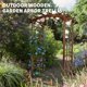 thumbnail image 5 of QinaQin Arco de jardín de madera de 85 pulgadas, fabricado en abeto sólido, enrejado para plantas trepadoras y decoración de bodas o patio, 5 of 6