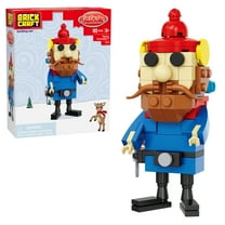 Brickcraft Rudolph the Red-Nosed Reindeer Yukon Cornelius Brick Building Kit (95-Piece Set), Christmas Decoration, Collectible Holiday Figure, Nostalgic Gift