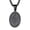 Oval-Black, variant on FaithHeart Saint Jude Thaddaeus Necklace for Men Women Stainless Steel Black Patron Judas Medal Pendant Jewelry Traveler Blessings Jewelry Gift for Son Boyfriend Birthday Valentine's Day