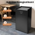 thumbnail image 4 of Trash Can 30 Gallon Commercial Wood, 55 Gallon Drum Rectangle Receptacle 110LBS Capacity for Restaurant Cafe, Heavy Duty Waste Bin Indoor Office, 4 of 25