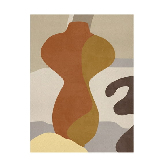 Trademark Fine Art Melissa Wang Cubist Vase IV Canvas Wall Art