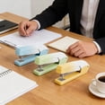 thumbnail image 1 of Sentmoon Mini Stapler Stapler 360-Degree Student-Friendly Effortless Large-Capacity Multi-Function Office Saddle Stitcher, 1 of 7