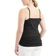 thumbnail image 3 of Oh! Mamma Maternity Women's Basic Cami with Side Ruching, 2-Pack (Women's & Women's Plus), 3 of 5