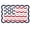 C, variant on Patriotic Bow Flag Doormat, 24" x 16" Red White Blue Decorative Rug for 24th of July, Scalloped Edge Front Door Mat, Memorial Day & 250th Anniversary, Indoor Outdoor Home Porch Decor