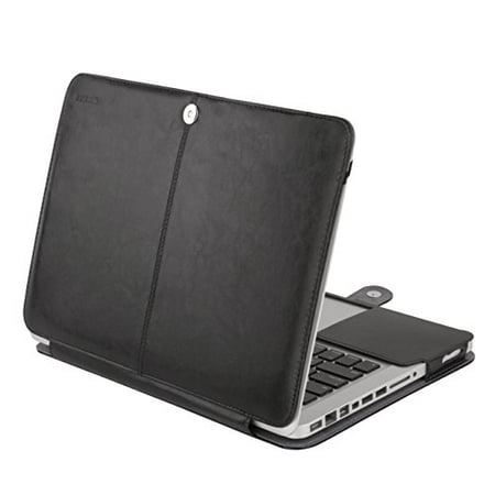 Mosiso MacBook Pro 13 Sleeve, Premium PU Leather Folio Case Cover for MacBook Pro 13.3