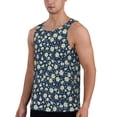 thumbnail image 2 of Haiem Daisy Floral B Men Workout Tank Top Gym Bodybuilding Sleeveless Muscle T Shirts Athletic Tank Breathable Workout Shirt-, 2 of 9