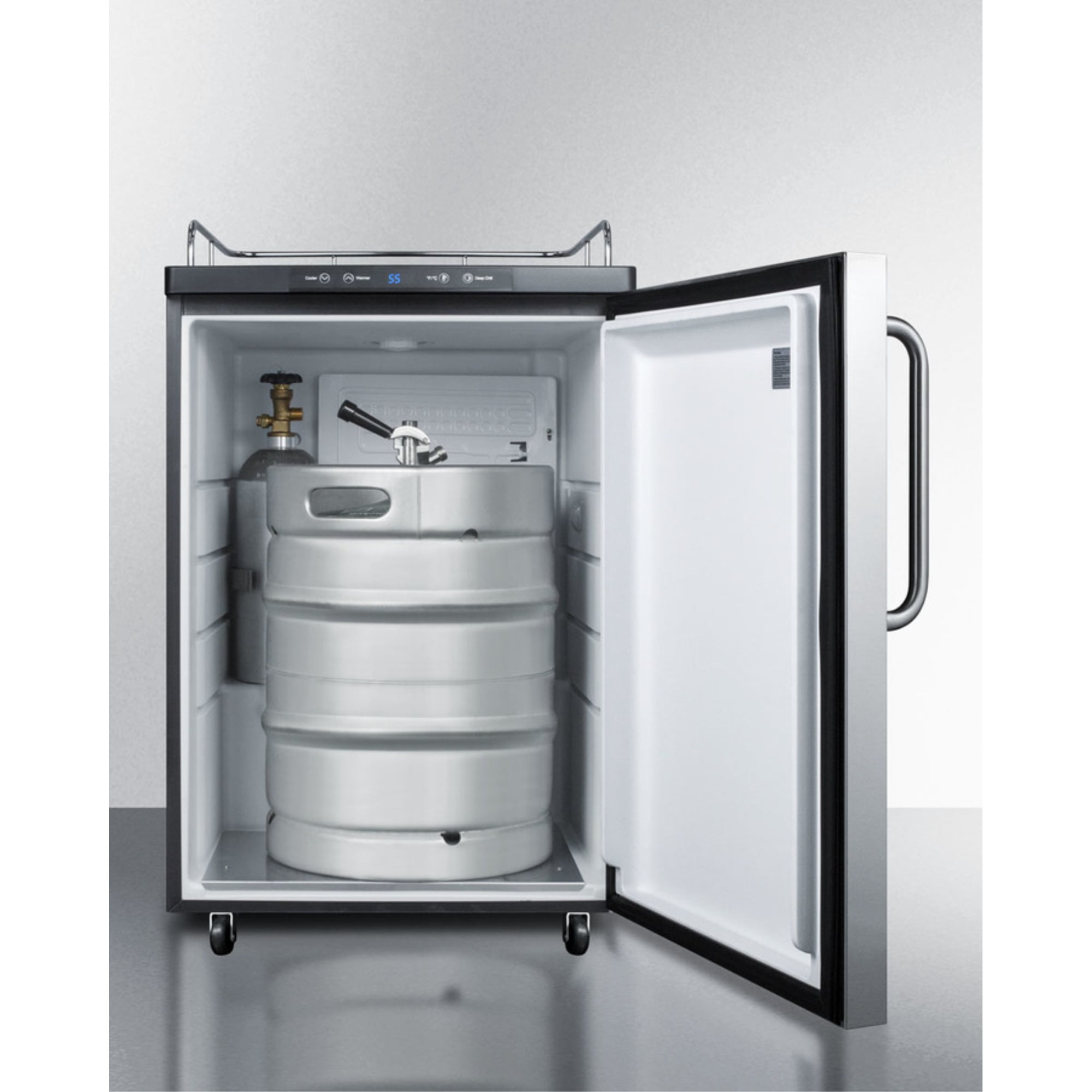 Summit Freestanding Residential Beer Dispenser SBC635MNKSSTB