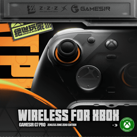 GameSir G7 Pro ZZZ 有線 無線 ゲームコントローラー (Windows PC Android Bluetooth USB Type-C 2.4GHzドングル マイクロスイッチ ターボ ジャイロ 1年間保証）