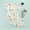 thumbnail image 3 of Kmbangi Vêtements de Loisirs pour Tout-Petits Manches Courtes Col Rond Hauts Shorts, 3 of 9