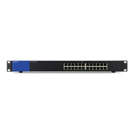 Linksys LGS124 24-Port Business Gigabit Switch Linksys LGS124 24-Port Gigabit Ethernet Switch - 24 Ports - 10/100/1000Base-T - 2 Layer Supported - Rack-mountableLifetime Limited (Best 24 Port Gigabit Switch)