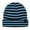 Blue Stripe, variant on Cozy Soft Warm Short Cuffed Knit Beanie Unisex Winter Accessory