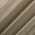 thumbnail image 3 of No. 918 Jillian Crushed Voile Sheer Rod Pocket Curtain Panel, 51" x 95", Taupe, Adult, 3 of 7