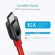 thumbnail image 3 of Cable USB-C Anker USB 3.0 90cm Trenzado rojo A8168091, 3 of 4
