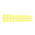 thumbnail image 1 of Vogacara 24 piezas de uñas postizas de ataúd esmerilado DIY exquisito estilo francés novela agraciada personalidad uñas acrílicas para amantes de la Juegos de manicura 21amarillo fluorescente Vogacara CE011411-21, 1 of 5