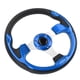 thumbnail image 1 of Volante De Carreras, Volante Universal De 13 Pulgadas, Estilo De , PU, ​​​​aluminio, Agarre Cómodo, Volante De Automóvil De 6 Orificios Con Botón De Bocina, 1 of 7