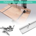 thumbnail image 4 of Lot de 2 Rails en T 400 mm en Alliage d'Aluminium avec Vis Auto-Tappantes, 4 of 5